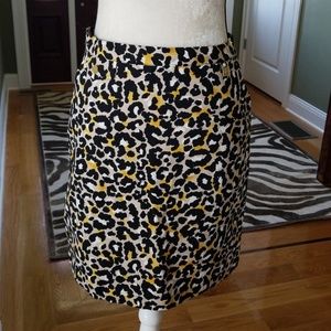 NWT Anne Klein leopard print skirt